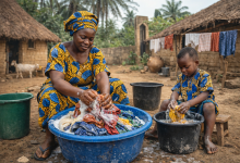 “Ọwọ́ ni ń fọ aṣọ mọ́” (It is the hand that truly washes a cloth clean)