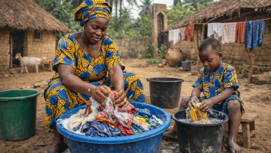 “Ọwọ́ ni ń fọ aṣọ mọ́” (It is the hand that truly washes a cloth clean)